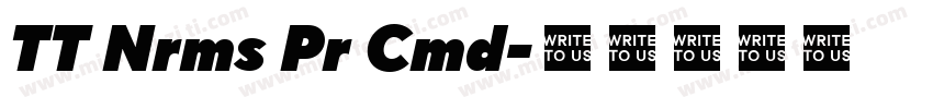 TT Nrms Pr Cmd字体转换